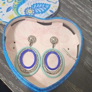 Brighton Caramba Silver Dangle Earrings